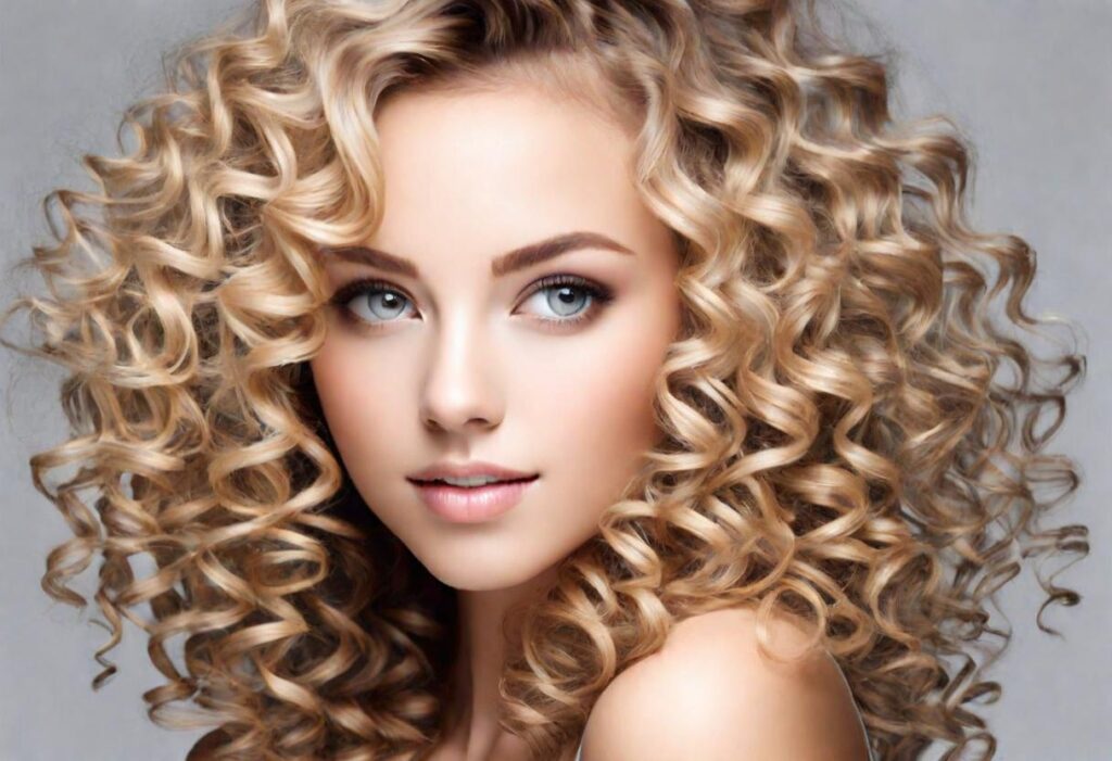 Curly hair extensions 