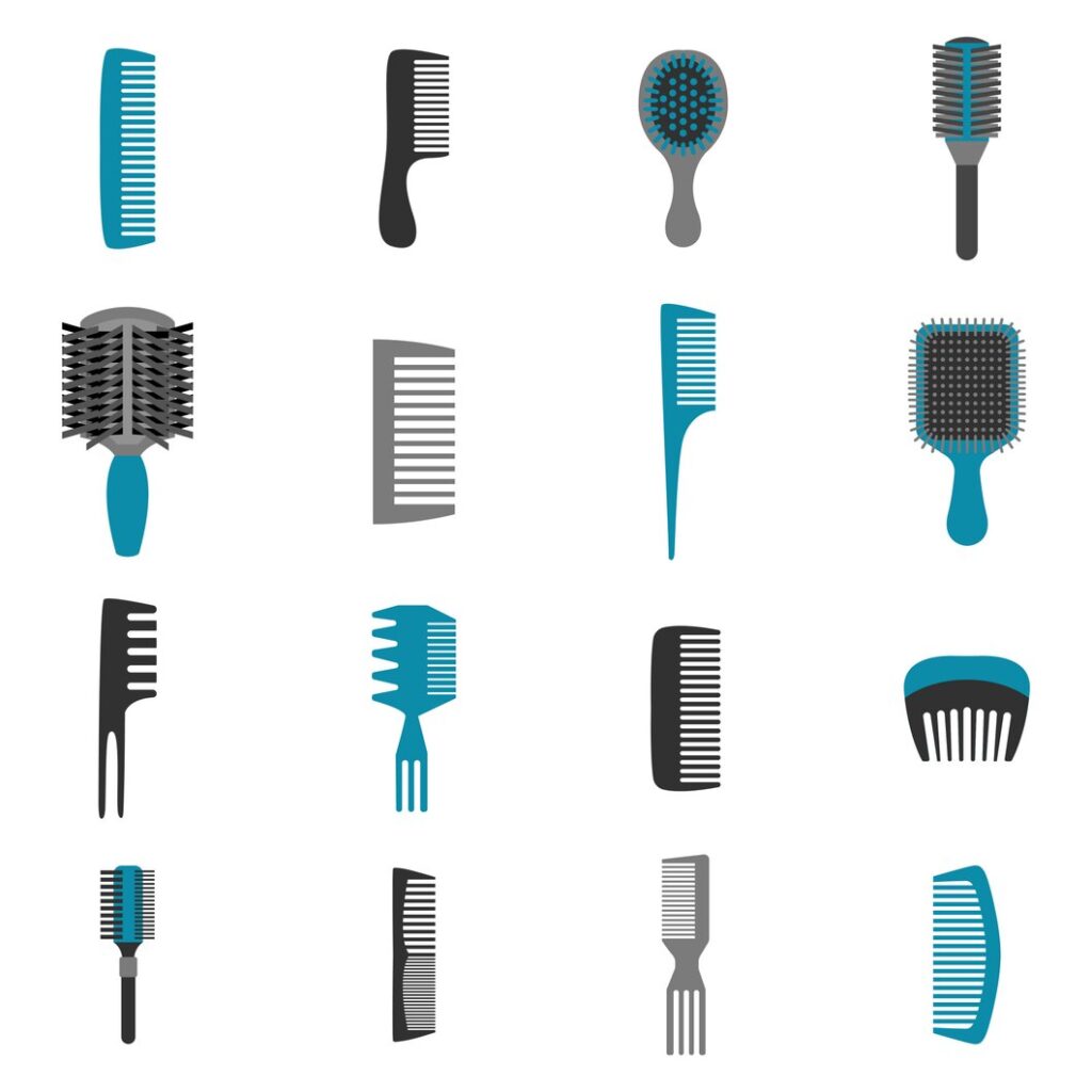 Curly hair brushes