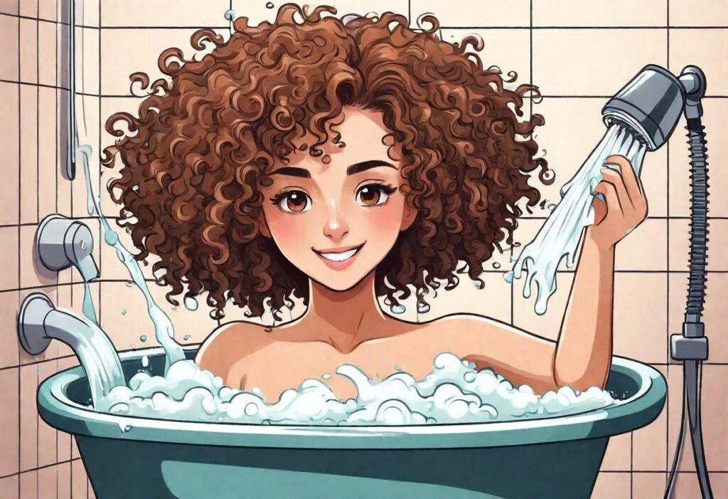 Curly hair shampoo 